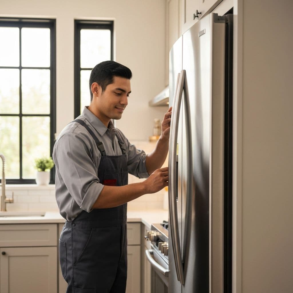 Fix It Fast technician repairing an appliance